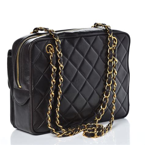 accordion bag chanel lambskin|CHANEL Lambskin Quilted CC Accordion Shoulder Bag Black .